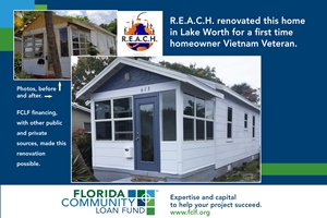 REACH veteran home, before and after renovation