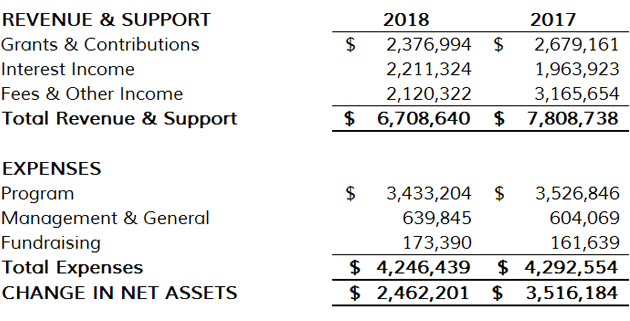 Statement Activities 2018 630w