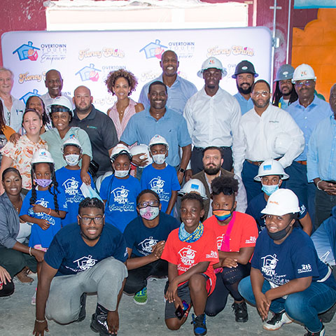 Overtown Youth Center check presentation