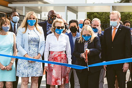 Boys & Girls Clubs of Palm Beach County ribbon cutting and Smith & Moore family teen center