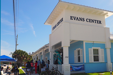 Evans Center exterior