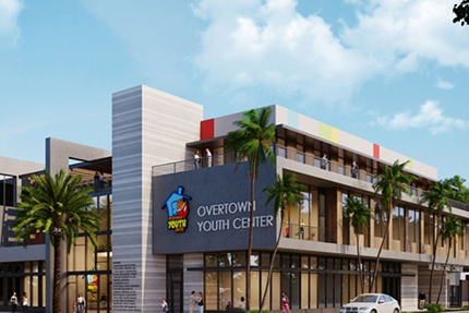 Overtown Youth Center, architectural rendering