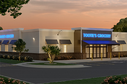 Tooties Grocery rendering 