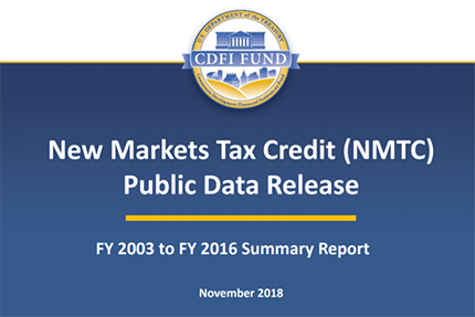 Cdfi Fund Reports On Data From New Markets Tax Credit Program