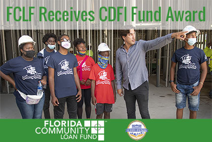 FCLF Receives CDFI Award, December 2021