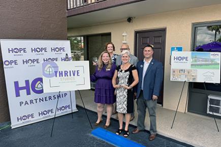 Hope Partnership announces plans to convert a motel into affordable housing.