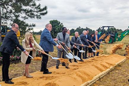 Catchlight Crossings broke ground to kick off construction on new affordable housing near Universal Orlando.