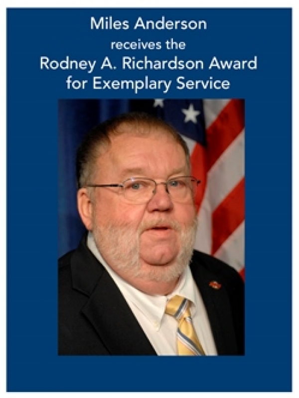 Miles Anderson wins Award from Florida Division of Emergency Management