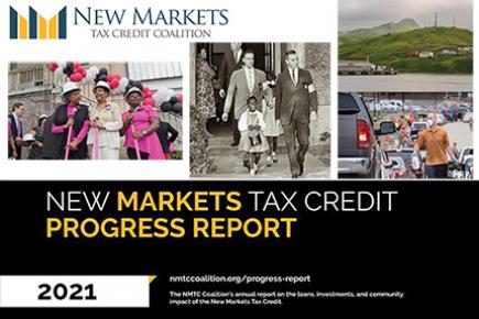 The NMTC Coalition has released its annual New Markets Tax Credit Progress Report; 45,000 jobs were created or retained in 2020 alone through the program.